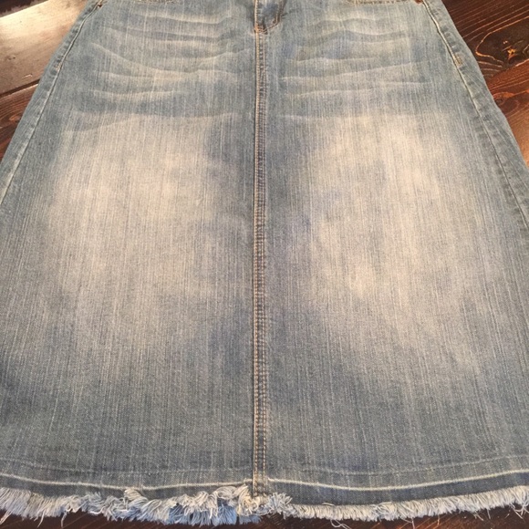 Modest Denim Skirt - Picture 6 of 7